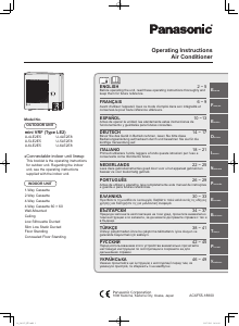 Mode d’emploi Panasonic U-5LE2E8 Climatiseur