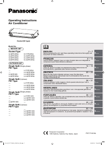 Manuale Panasonic S-100PN1E5A Condizionatore d’aria