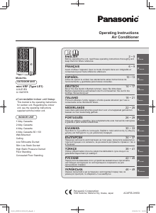 Bedienungsanleitung Panasonic U-8LE1E8 Klimagerät