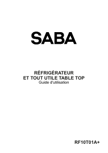Mode d’emploi SABA RF10T01A+ Réfrigérateur