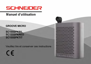 Handleiding Schneider SC155SPKRED Luidspreker