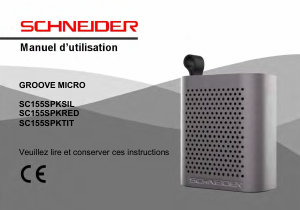 Manual de uso Schneider SC155SPKTIT Altavoz