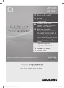 Mode d’emploi Samsung SC07H40E0V Aspirateur