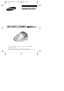 Manual Samsung SC4022 Vacuum Cleaner