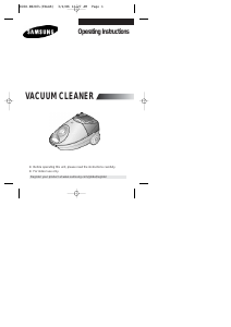 Manual Samsung SC4040 Vacuum Cleaner