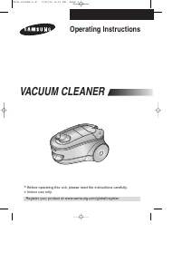 Manual Samsung VC-9615TPS Vacuum Cleaner