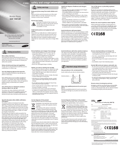 Manual Samsung GT-C3050 Mobile Phone