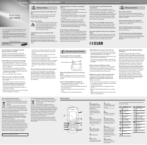 Manual Samsung GT-E2370 Mobile Phone