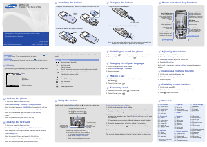 Manual Samsung SGH-C120 Mobile Phone