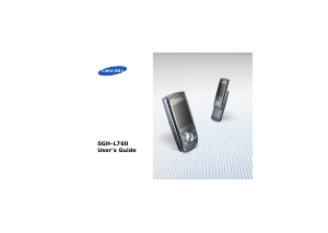 Manual Samsung SGH-L760V Mobile Phone