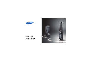 Handleiding Samsung SGH-L770 Mobiele telefoon