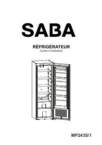 Mode d’emploi SABA MP243S/1 Réfrigérateur