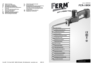 Manual de uso FERM RCM1002 Sierra de sable