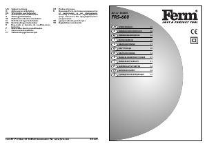 Manual FERM RSM1001 Reciprocating Saw