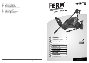 Manual FERM GRM1006 Máquina de limpeza a alta pressão