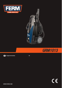 Manual FERM GRM1013 Pressure Washer