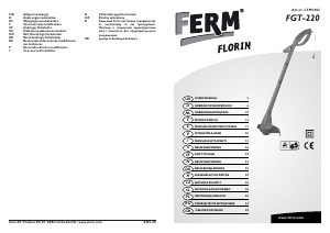 Manual FERM LTM1003 Aparador de relva