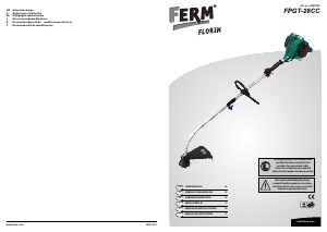 Manual de uso FERM LTM1009 Cortabordes