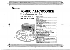 Manuale Candy MCB 28 E Microonde