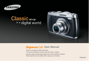 Manual Samsung Digimax L80 Digital Camera