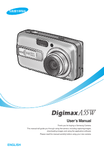 Handleiding Samsung Digimax A55W Digitale camera
