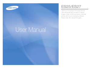 Manual Samsung ES25 Digital Camera