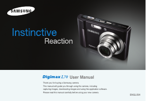 Manual Samsung Digimax L70 Digital Camera