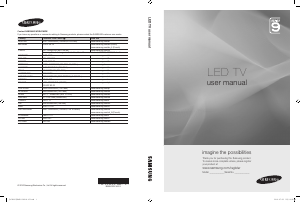 Manual Samsung UE46C9000SW Televisor LED