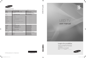 Manual de uso Samsung UE46C9000ZW Televisor de LED