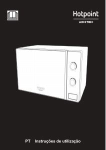 Manual Hotpoint-Ariston MWHA 101 SB Micro-onda