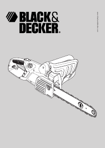 Manual de uso Black and Decker GK1435 Sierra de cadena