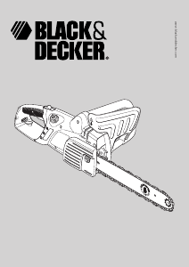 Manual de uso Black and Decker GK1440 Sierra de cadena