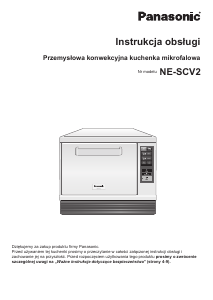Instrukcja Panasonic NE-SCV2BPQ Kuchenka mikrofalowa