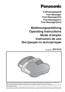 Bedienungsanleitung Panasonic EP-1510 Massagegerät