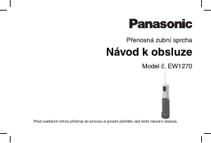 Manuál Panasonic EW-1270G2 Držák na dentální nit