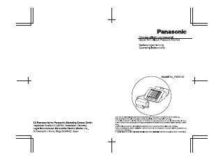Handleiding Panasonic EW-3122 Bloeddrukmeter