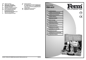 Manual de uso FERM HDM1001 Martillo perforador