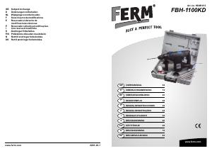Manual de uso FERM HDM1013 Martillo perforador