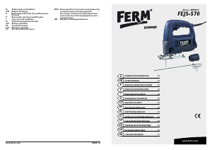 Manual FERM JSM1011 Serra de recortes