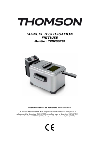 Mode d’emploi Thomson THDF06290 Friteuse