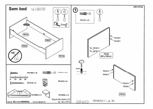 Bedienungsanleitung Leen Bakker Sem Bettgestell