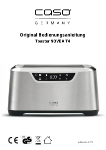 Bedienungsanleitung Caso Novea T4 Toaster