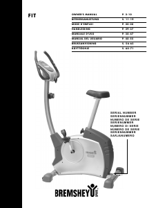 Manual de uso Bremshey Cardio Fit Bicicleta estática