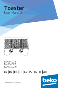 Manuale BEKO TAM8402B Tostapane