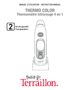 Manual Terraillon Thermo Color Termómetro