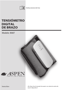 Manual de uso Aspen B06T Tensiómetro