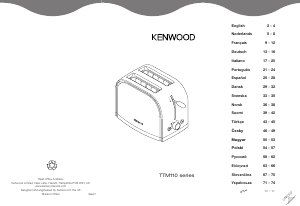 Руководство Kenwood TTM119 Тостер