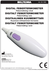 Bruksanvisning Biltema 84-1360 Termometer