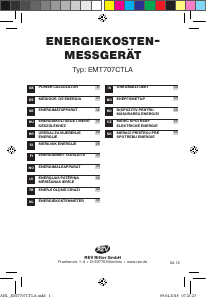 Manual REV EMT707CTLA Contor de energie
