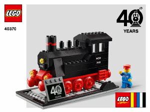 Manual Lego set 40370 Promotional 40 years of Lego Trains